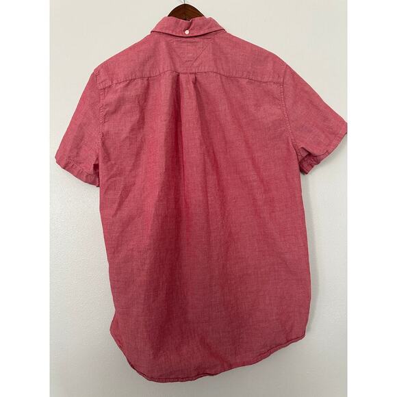 Tommy Hlifiger Custom Fit Button Down Shirt sz Large - Picture 3 of 4